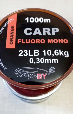 Цена: 400грн
Леска Carp Fluoro Mono Orange 1000m 0.30мм - 10,6 кг
тел/вай. . фото 6