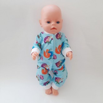 
Пижамка для куклы 40 – 43 см, Бэби Борн, Бэби Анабель (Baby Born, Baby Annabell. . фото 4