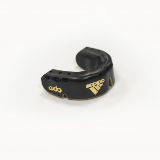 
Капа Adidas OPRO Gold Black/Gold - разработана специально для предотвращения во. . фото 10
