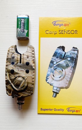 Карповый сигнализатор Boya Carp Sensor камо с кроной
Цена: 250грн 
Электронный. . фото 2