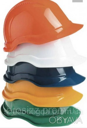 Каска забезпечує захист голови в процесі будівельних, будівельно-монтажних, ремо. . фото 1
