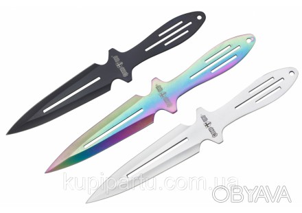 Ножи изготовлены из 420 стали. Она пластична, что позволяет избежать выкрашивани. . фото 1