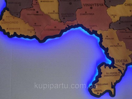 Новинка ручной работы от Гранд Презент. Многослойная рельефная карта Украины изг. . фото 7