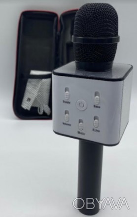Микрофон караоке беспроводной Q7 с сумкой