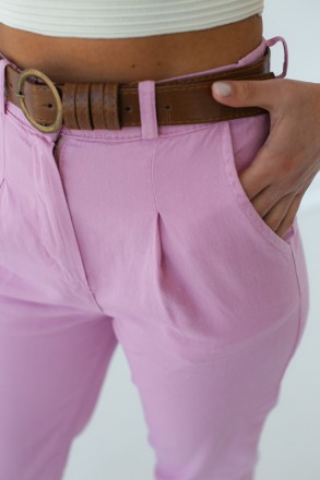 Женские штаны свободного фасона изготовлены из мягкой ткани - вискозы, которая и. . фото 5