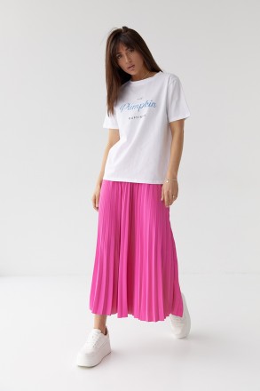 Элегантная и легкая юбка-плиссе длинной миди станет стильным дополнением к вашем. . фото 4