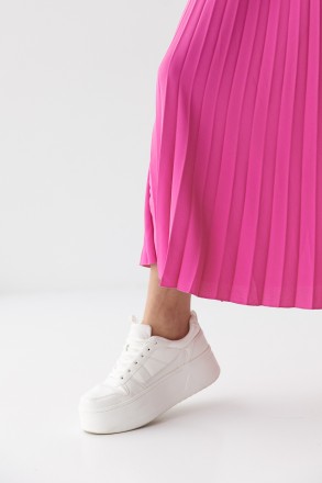 Элегантная и легкая юбка-плиссе длинной миди станет стильным дополнением к вашем. . фото 5