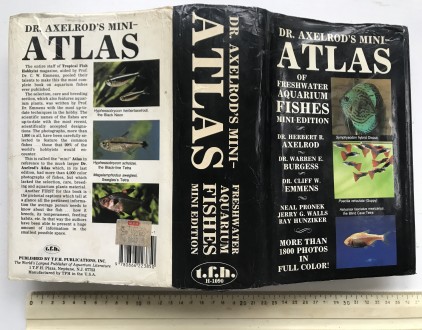 Книга Atlas of freshwater aquarium fishes.
Mini edition.
Dr.Axelrod' mini. . фото 3