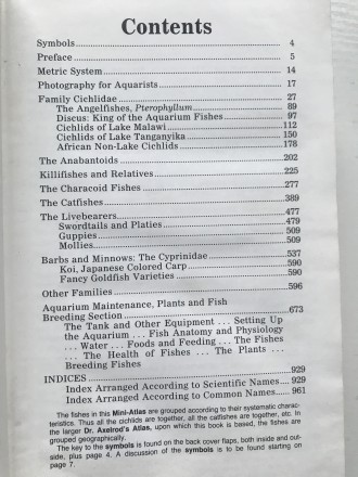 Книга Atlas of freshwater aquarium fishes.
Mini edition.
Dr.Axelrod' mini. . фото 6