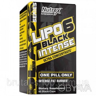 Описание Nutrex Research Lipo-6 Black Intense Ultra Concentrate 60 Black-Caps 
 . . фото 1
