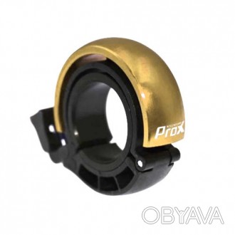 Звонок для велосипеда ProX Big Ring L01 золотой
• стильный велосипедный звонок
•. . фото 1