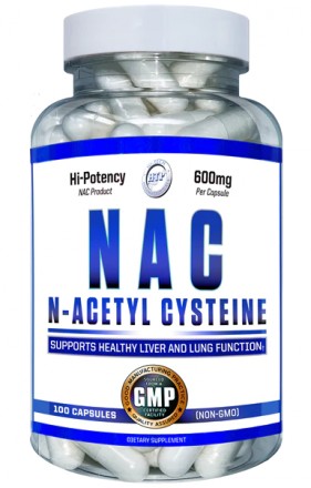 Hi-Tech Pharmaceuticals NAC 600 mg 100 capsules (N-ацетилцистеин) является ацети. . фото 2