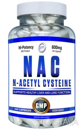 Hi-Tech Pharmaceuticals NAC 600 mg 100 capsules (N-ацетилцистеин) является ацети. . фото 1