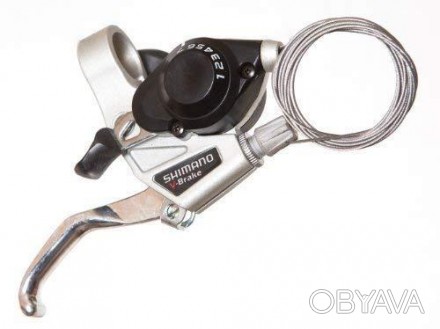 Моноблок правый Shimano ST-EF28 8 шв, серый. . фото 1