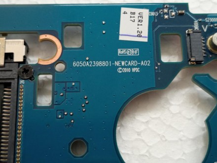 Плата PCMCIA з ноутбука HP EliteBook 8460p ProBook 6460b 6050A2398801 грж6-80

. . фото 4