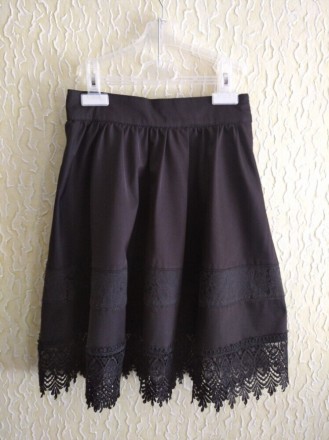 Школьная юбка, черная юбка в школу, школьная форма ,р.140, Luxik.
ПОТ 31 см, мо. . фото 10