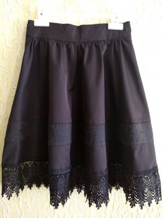 Школьная юбка, черная юбка в школу, школьная форма ,р.140, Luxik.
ПОТ 31 см, мо. . фото 2