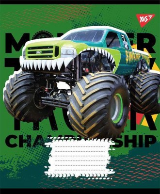 Зошит шкільний 12 аркушів лінія Monster truck championship 1Вересня (25) 765804
. . фото 3