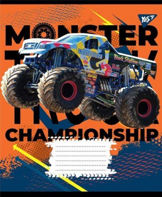 Зошит шкільний 12 аркушів лінія Monster truck championship 1Вересня (25) 765804
. . фото 4