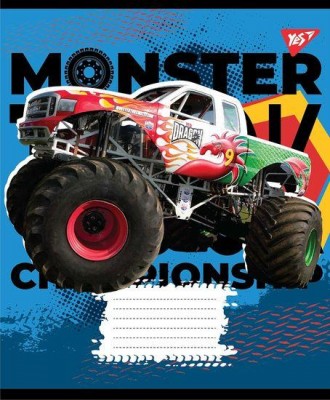 Зошит шкільний 12 аркушів лінія Monster truck championship 1Вересня (25) 765804
. . фото 5
