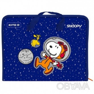 Папка-портфель А4 на блискавці Kite Snoopy