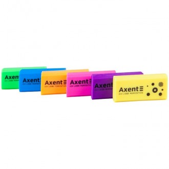 Ластик AXENT Neon мягкий, ассорти (36) 1197-A
 
Мягкий ластик Axent Neon (1197-A. . фото 2
