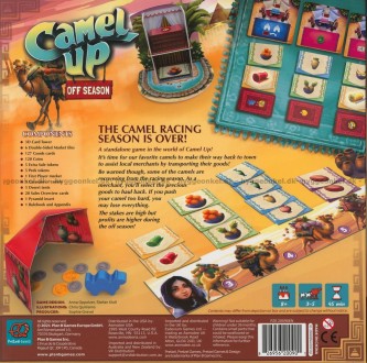 В Camel Up: Off Season у каждого игрока есть свой собственный караван из четырех. . фото 6