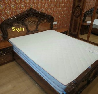 Пропонуємо класичне ліжко з різьбленням Кармен нова горіх.

Ціна вказана за дв. . фото 10