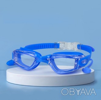 Окуляри для плавання дитячі
Широке скло окулярів забезпечує відмінну видимість, . . фото 1