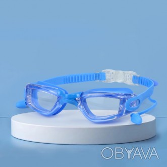 Окуляри для плавання дитячі
Широке скло окулярів забезпечує відмінну видимість, . . фото 1