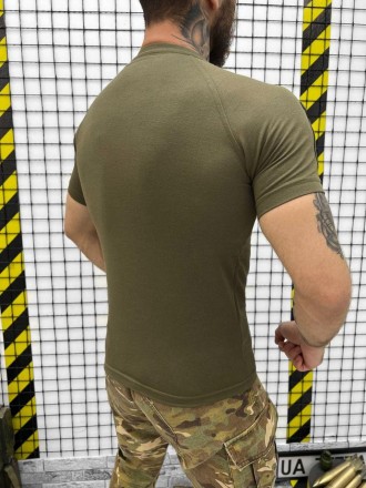 Тактическая футболка зсу поло Metam для военнослужащих, футболка военная олива
Т. . фото 3