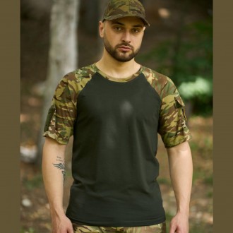 Футболка армійська тактична зсу, футболка Sleeve військова з коротким рукавом літня хакі/мультикам XXL. Одеса. фото 1 Футболка армійська тактична зсу, футболка Sleeve військова з коротким рукавом літня хакі/мультикам XXL. Одеса. фото 1