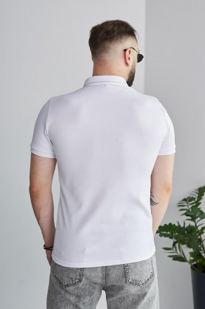 Стильная футболка поло мужская тенниска белая с молнией
Материал: кукуруза трико. . фото 6