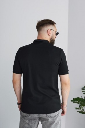 Стильная футболка поло мужская тенниска черная с молнией
Материал: кукуруза трик. . фото 6