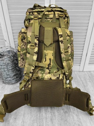 Тактический рюкзак с алюминиевой рамой 100 л cordura 1000d, рамный рюкзак 100 л
. . фото 8
