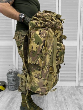 Тактический рюкзак с алюминиевой рамой 100 л cordura 1000d, рамный рюкзак 100 л
. . фото 3