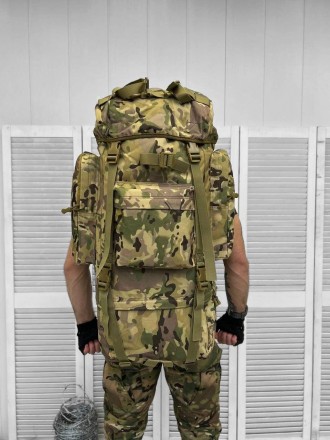 Тактический рюкзак с алюминиевой рамой 100 л cordura 1000d, рамный рюкзак 100 л
. . фото 4