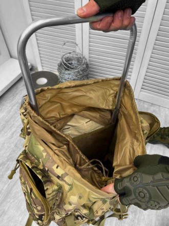 Тактический рюкзак с алюминиевой рамой 100 л cordura 1000d, рамный рюкзак 100 л
. . фото 5