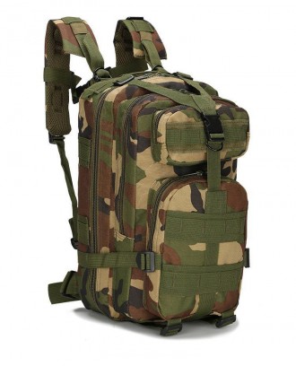 Тактичний рюкзак військовий із системою molle армійський камуфляж хакі 25 літрів. . фото 5