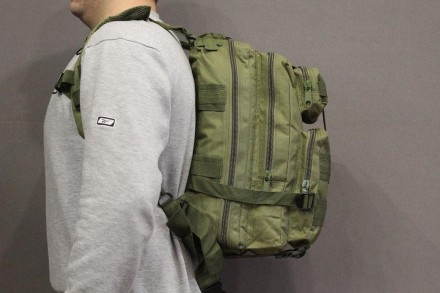 Тактичний рюкзак військовий із системою molle армійський хакі зелений 25 літрів
. . фото 10