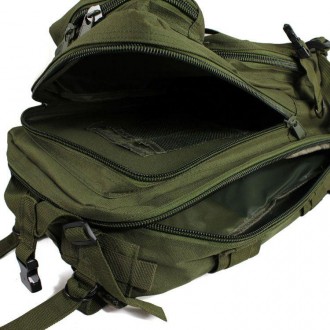 Тактичний рюкзак військовий із системою molle армійський хакі зелений 25 літрів
. . фото 8