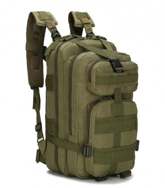 Тактичний рюкзак військовий із системою molle армійський хакі зелений 25 літрів
. . фото 3