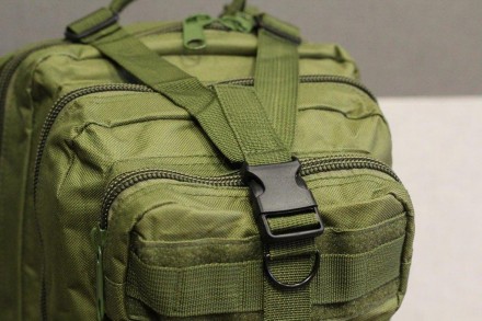 Тактичний рюкзак військовий із системою molle армійський хакі зелений 25 літрів
. . фото 7