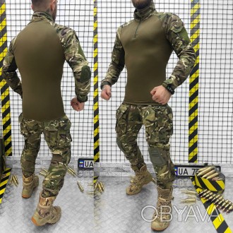 Военная форма ВСУ тактический костюм мультика рубашка убакс с налокотниками и шт. . фото 1