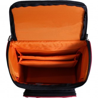Школьный каркасный рюкзак ортопедический для девочек 1-3 классов светоотражающий. . фото 8
