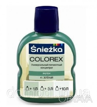 
Универсальный пигментный концентрат Sniezka Colorex – водная дисперсия пигменто. . фото 1