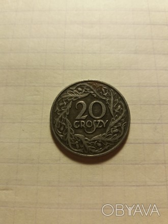 20 грошей 1923 року. Польща. Стан на фото.. . фото 1
