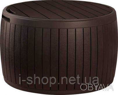 Садовый ящик - стол KETER CIRCA WOOD 140 л, коричневый
Современный дизайн сундук. . фото 1