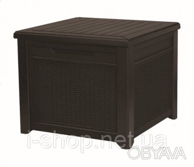 Стол-сундук PROSPERPLAST CUBE RATTAN 208 л, коричневый
Садовый сундук CUBE RATTA. . фото 1