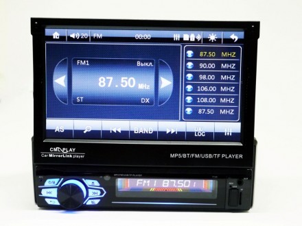 1din Магнитола Pioneer 7130 RGB 7"сенсорный Экран + USB + Bluetooth - пульт. . фото 2